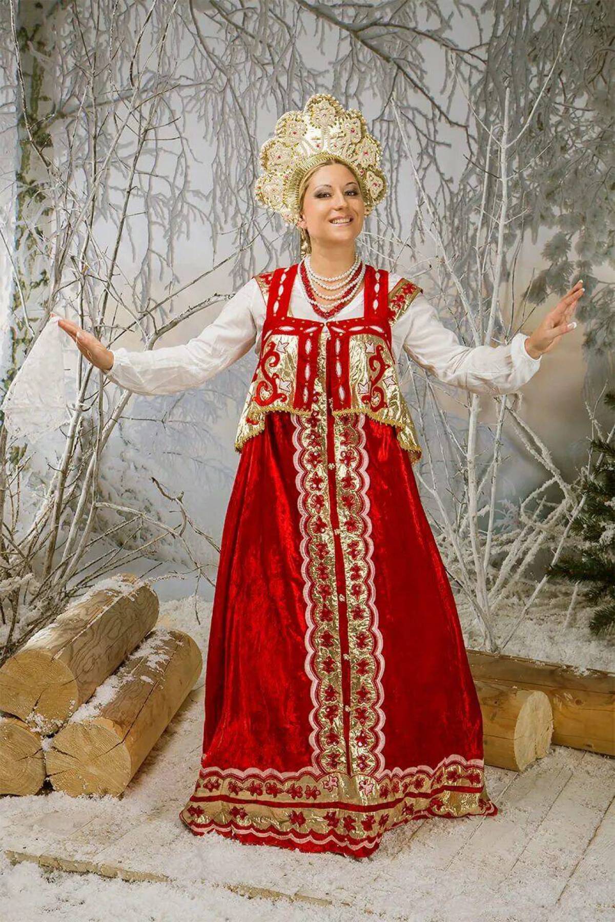 Girls in Slavic costumes in Sri Jayawardenepura-Kotte